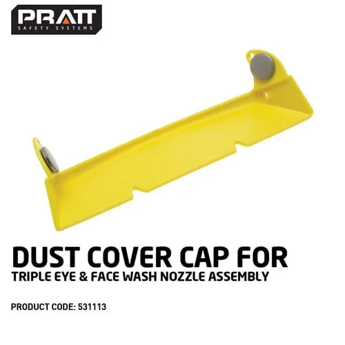 Pratt Dust Cover Caps For Triple Eye & Face Wash Nozzle Assembly