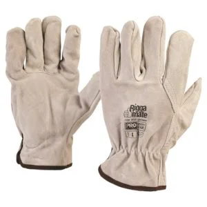 Cowsplit Leather Riggers Gloves