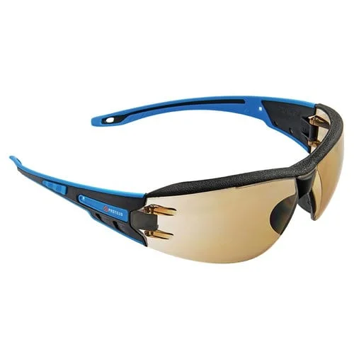 Proteus 1 Safety Glasses Integrated Brow Dust Guard - Image 3