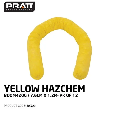 Hazchem Boom 420g / 7.6cm X 1.2m- Pack Of 12