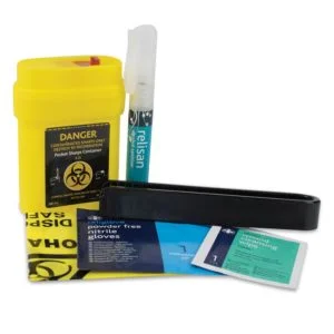 Sharps Single Use Pack, Cardboard Case
