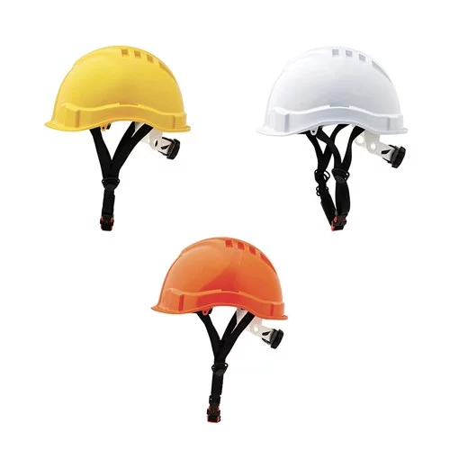 V6 Hard Hat Unvented Micro Peak Linesman Ratchet Harness