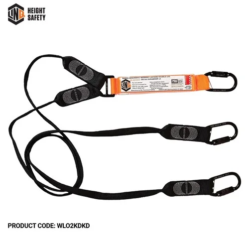 Elite Double Leg Shock Absorbing Webbing Lanyard