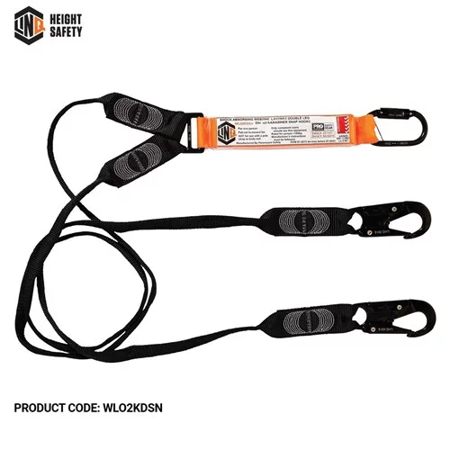 Elite Double Leg Shock Absorbing Webbing Lanyard - Image 3