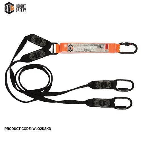 Elite Double Leg Shock Absorbing Webbing Lanyard - Image 5