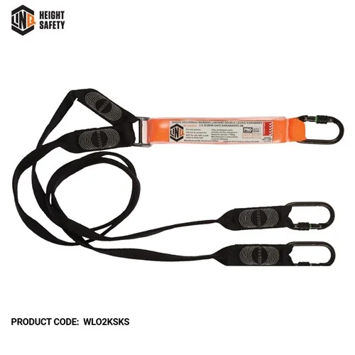 Elite Double Leg Shock Absorbing Webbing Lanyard - Image 6