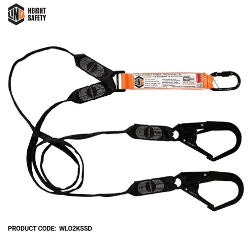 Elite Double Leg Shock Absorbing Webbing Lanyard - Image 7
