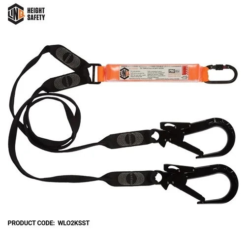Elite Double Leg Shock Absorbing Webbing Lanyard - Image 9