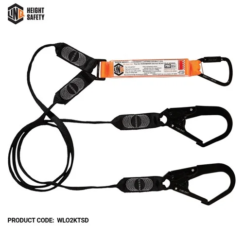 Elite Double Leg Shock Absorbing Webbing Lanyard - Image 11