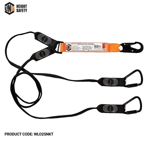 Elite Double Leg Shock Absorbing Webbing Lanyard - Image 14
