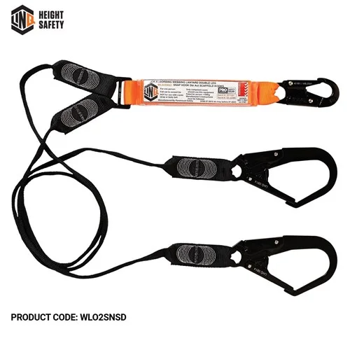 Elite Double Leg Shock Absorbing Webbing Lanyard - Image 15