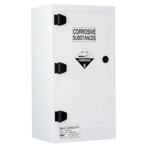 Corrosive Substance Storage Cabinet: Polypropylene - 80l - 1 Door - 2 Shelves