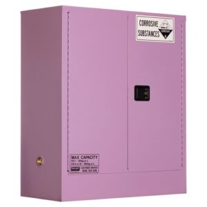 Corrosive Substance Storage Cabinet: Metal - 160l - 2 Doors - 2 Shelves