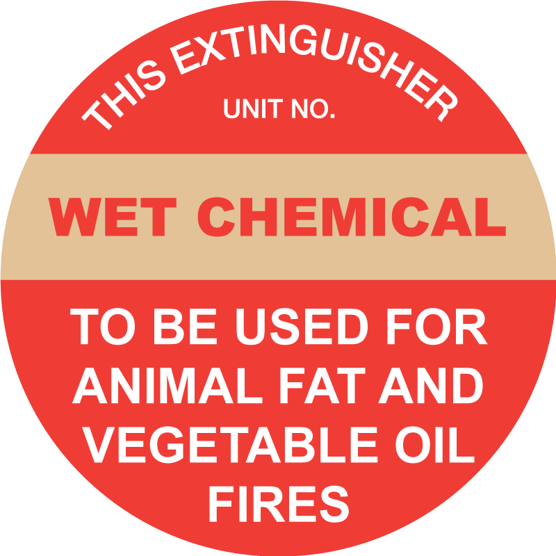 This Extinguisher: Wet Chemical 200mm Disc
