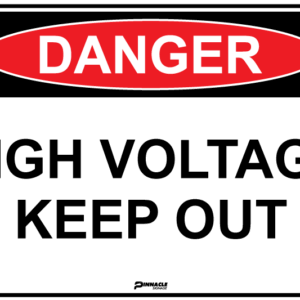 Danger High Voltage Keep Out