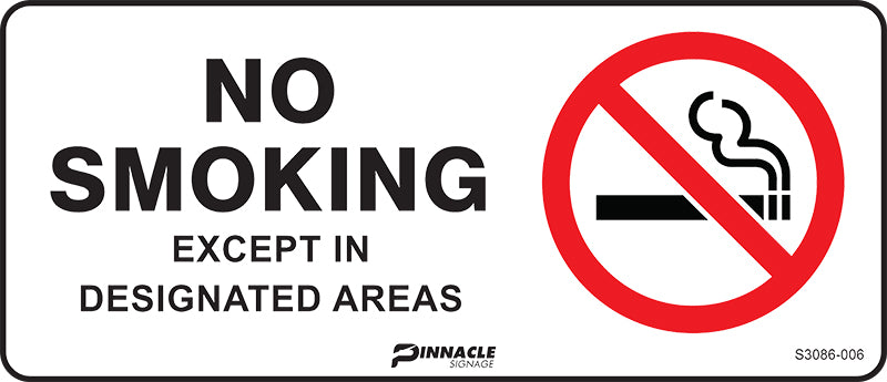 No Smoking Except In Designated Areas - Image 2