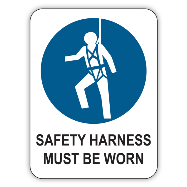 SAFETY HARNESS MUST BE WORN