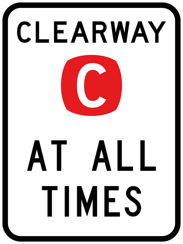 Clearway At All Times (States Except NSW)