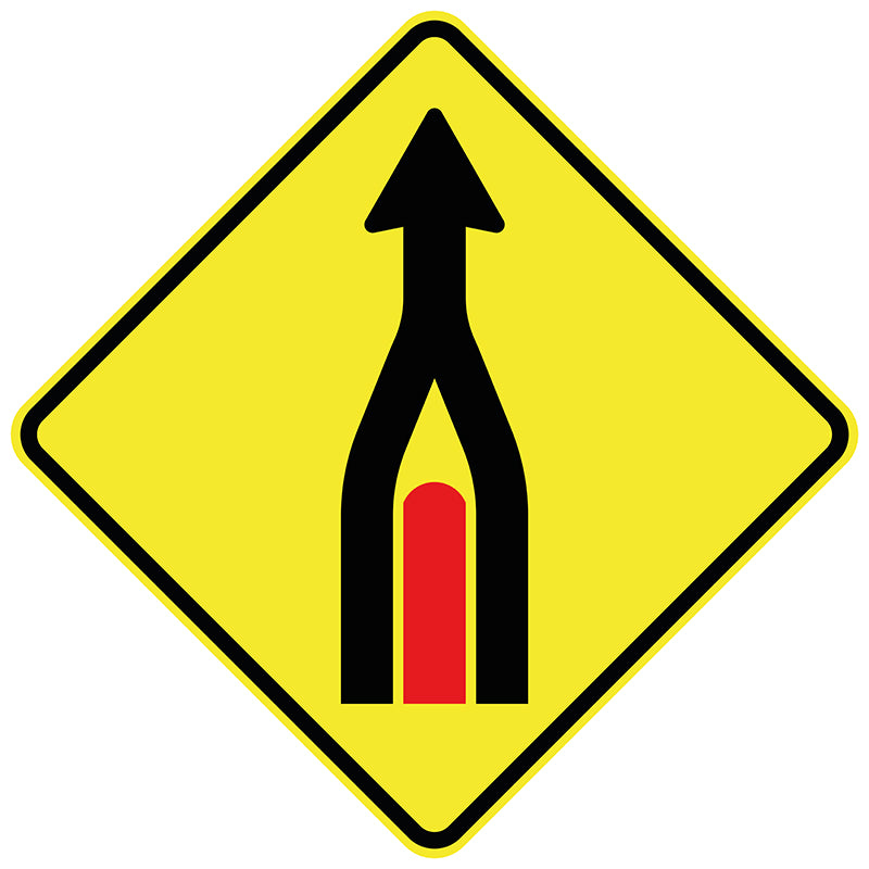 Lanes Merge With Barrier (Symbolic)